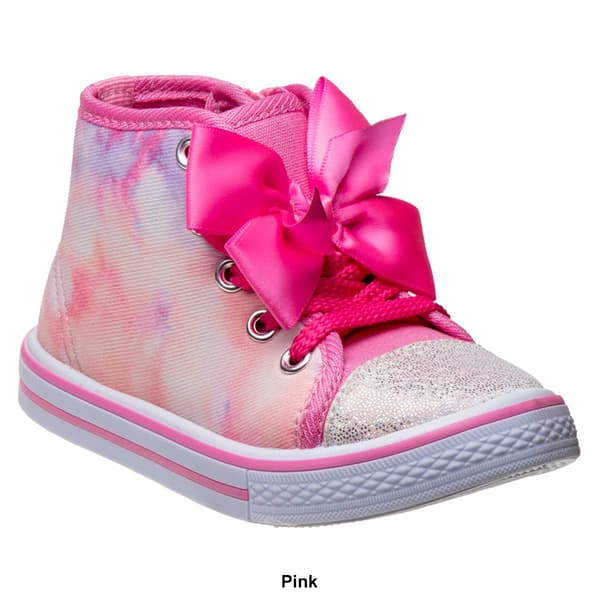 Toddler Girl Laura Ashley&#174; High-Top Canvas Fashion Sneakers
