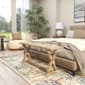 9th & Pike® Farmhouse Brown Wood Bench - image 7