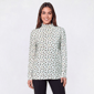 Womens Hasting & Smith Long Sleeve Mock Neck Mushroom Tee - image 1
