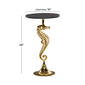 9th & Pike® Gold Aluminum Coastal Accent Table - image 2