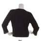 Womens Nina Leonard Long Sleeve Pearl Trim Cuff Shrug - image 2