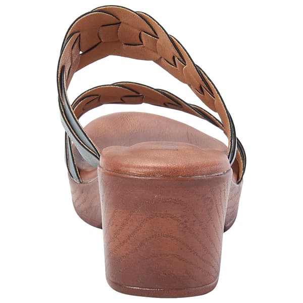 Womens B.O.C Jillian Strappy Slide Sandals Blue Boscov's