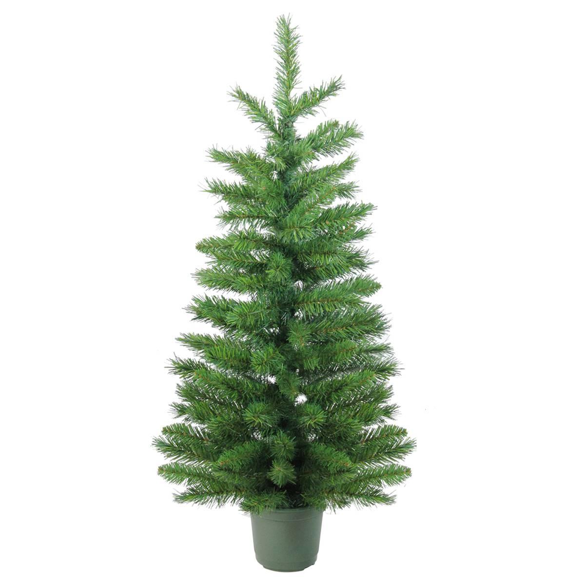 Northlight 4ft. Unlit Green Walkway Potted Christmas Tree