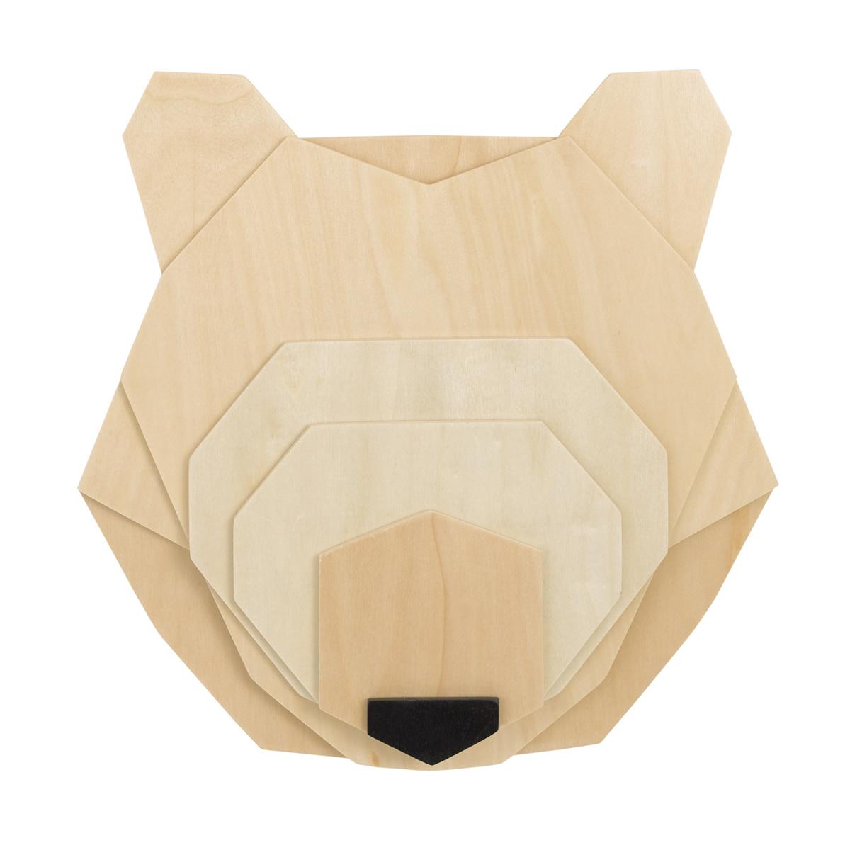 Little Love by NoJo Wood Layered Bear Wall Décor