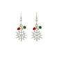 Snowflake and Ball Cluster Earrings - image 1