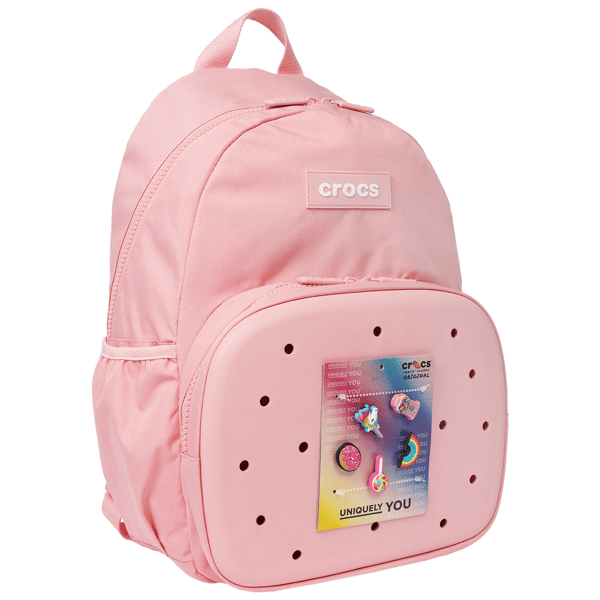 Crocs™ Back to School Pink Backpack with Jibbitz™ Charms