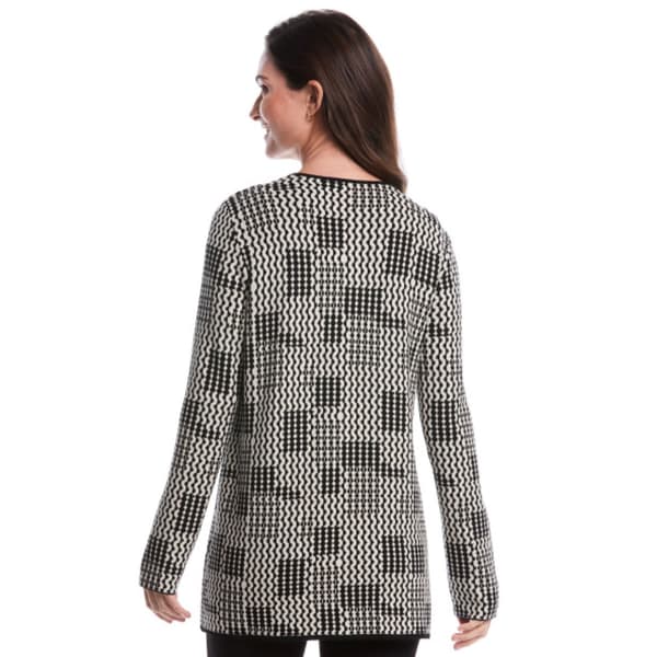 Womens Rafaella&#174; Long Sleeve Patch Pocket Cardigan