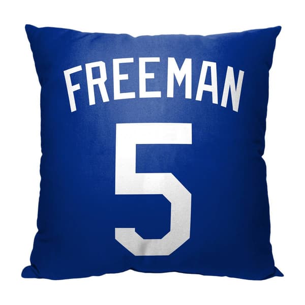 Northwest Los Angeles Dodgers 5 Freddie Freeman Throw Pillow