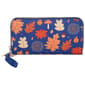 Womens Gloria Vanderbilt Fall Foliage Zip Around Wristlet - image 1