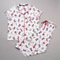 Womens Pillow Talk Short Sleeve Valentine Love Pups Pajama Set - image 2