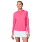 Womens Free Country Sunfree Full Zip Solid Sun Shirt - image 1