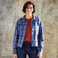 Plus Size Architect&#40;R&#41; Long Sleeve Flannel Plaid Shacket - image 1