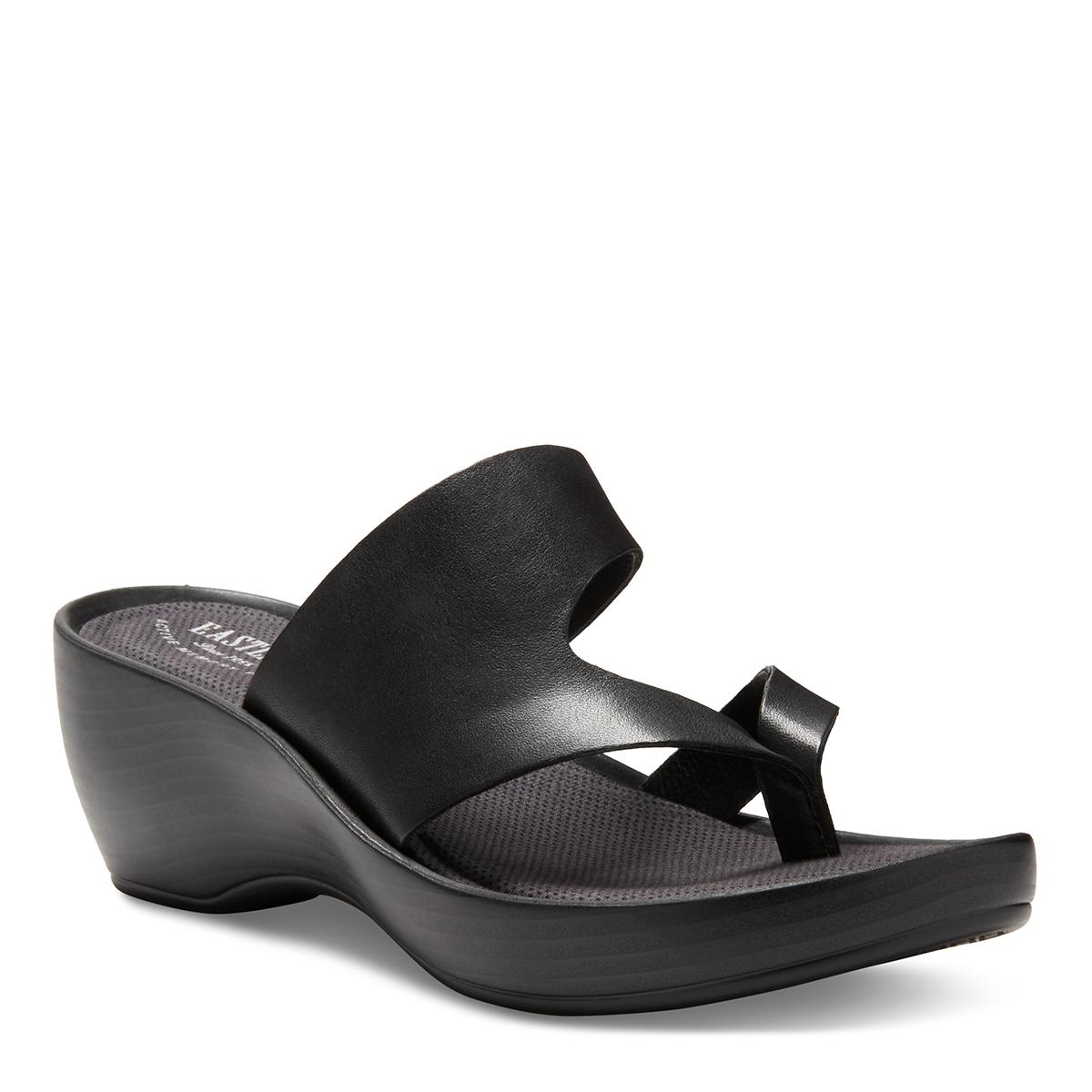 Womens Eastland Laurel Wedge Flip Flops