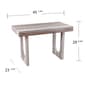 Southern Enterprises Chadkirk Faux Marble Writing Desk - image 5