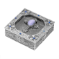 Symbols of Faith Pewter Blue Semi-Precious Stone Rosary Box - image 1