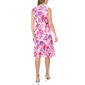 Petite MSK Sleeveless Pintuck Floral Chiffon A-Line Dress - image 2