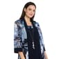 Womens R&M Richards Long Sleeve Navy Floral Jacket Dress - image 5