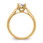 Pure Fire 14kt. Yellow Gold Lab Grown Diamond Solitaire Ring - image 2