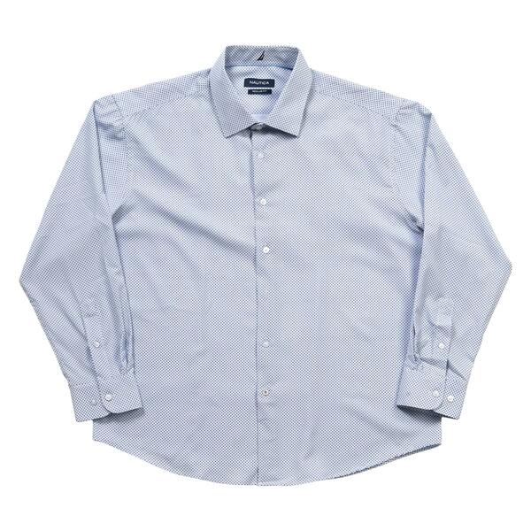 Mens Nautica Regular Fit Super Geometric Print Dress Shirt - image 