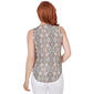 Petite Skye''s The Limit Soft Side Printed Pleated Sleeveless Top - image 2