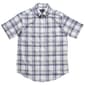 Mens Architect(R) Plaid Weekender Button Down Shirt-Vintage Indigo - image 1