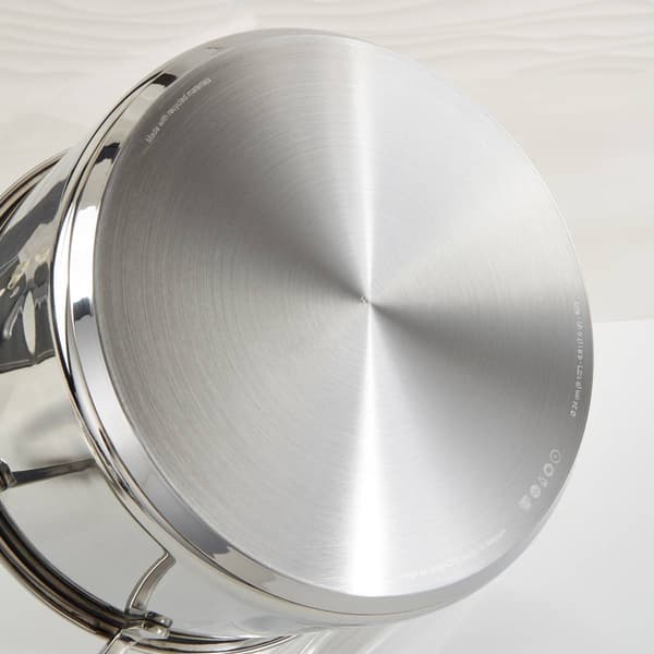BergHOFF Helix Stainless Steel 8in. Stockpot w/ Glass Lid