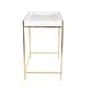9th & Pike® Gold Metal Contemporary Console Table - Set of 2 - image 3