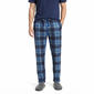Mens Preswick & Moore(R) Blue/Yellow/White Plaid Silky Pajama Pants - image 1