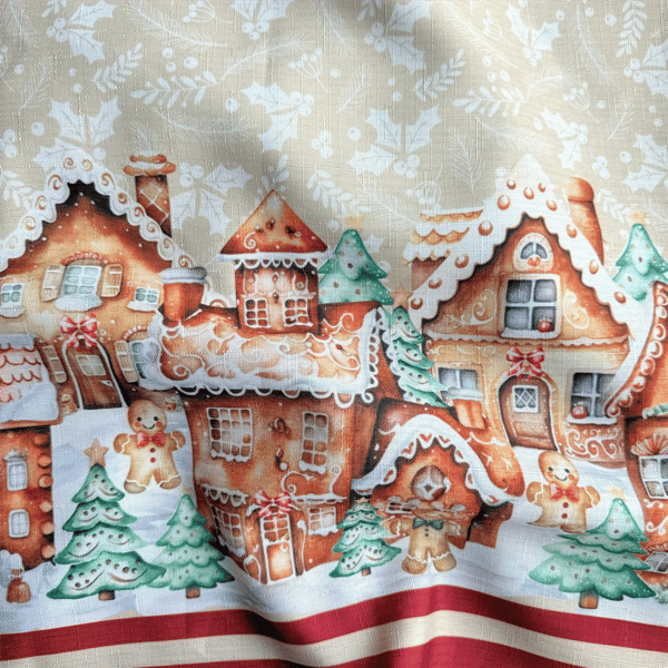Threadmade Gingerbread Bliss Tablecloth