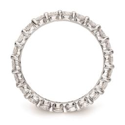 Pure Fire 14kt. White Gold Lab Grown Diamond Prong Eternity Band