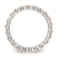 Pure Fire 14kt. White Gold Lab Grown Diamond Prong Eternity Band - image 3