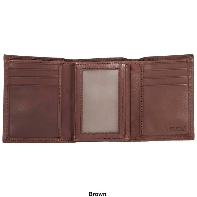 Mens Levi''s® Conrad Extra Capacity Trifold Wallet