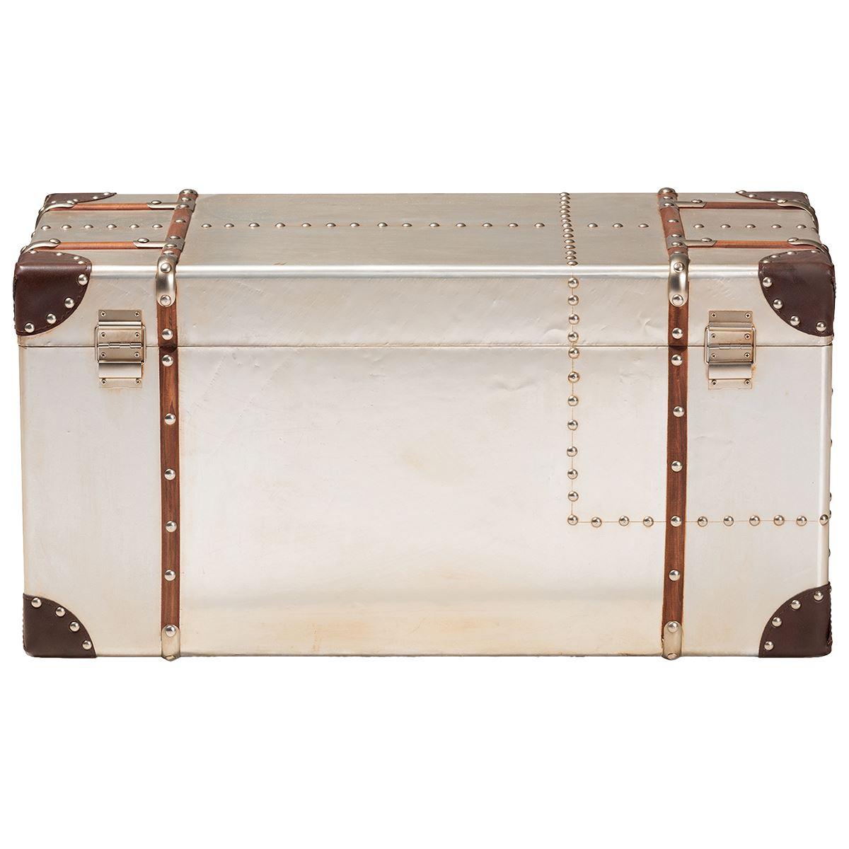 Baxton Studio Bechet Collection French Storage Trunk