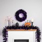 Northlight 9ft LED  Pre-Lit Black Crystal Pine  Halloween Garland - image 4