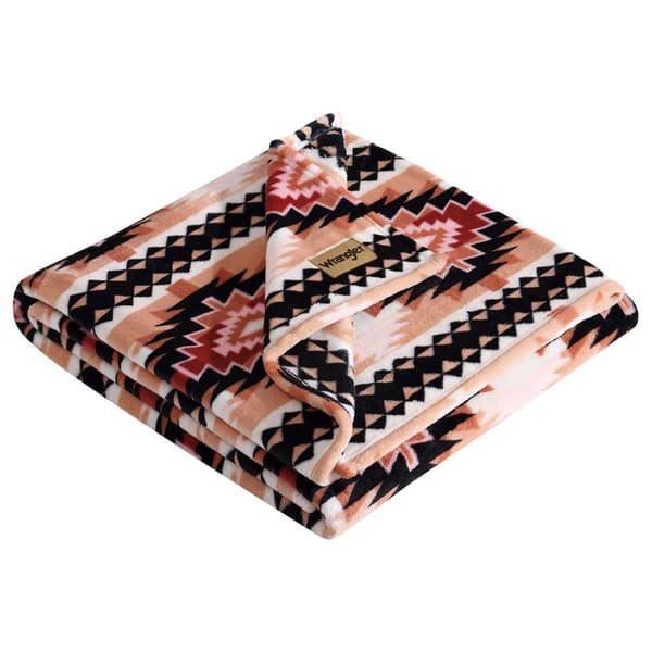Wrangler Plains Creek Ultra Soft Plush Throw - image 