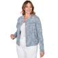 Plus Size Skye’s the Limit Fresh Start Embroidered Denim Jacket - image 3