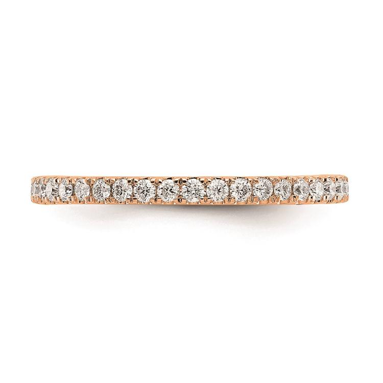 Pure Fire 14kt. Rose Gold Lab Grown Diamond Eternity Band