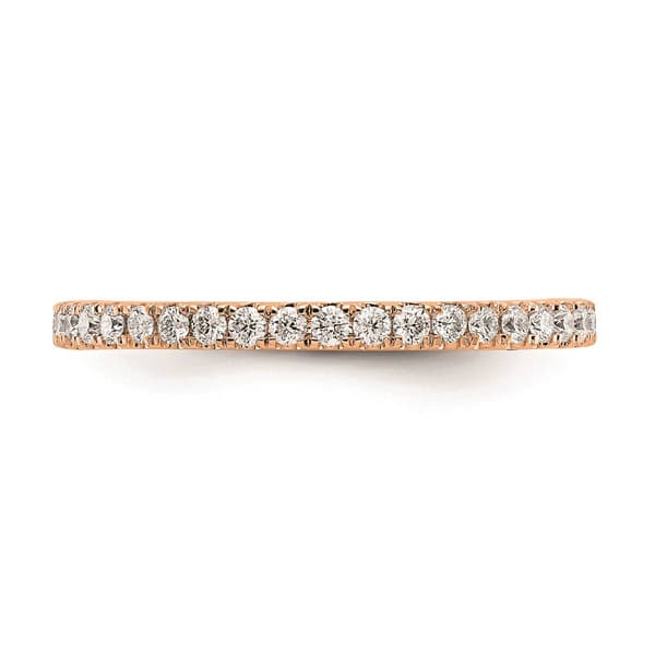 Pure Fire 14kt. Rose Gold Lab Grown Diamond Eternity Band