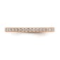 Pure Fire 14kt. Rose Gold Lab Grown Diamond Eternity Band - image 1