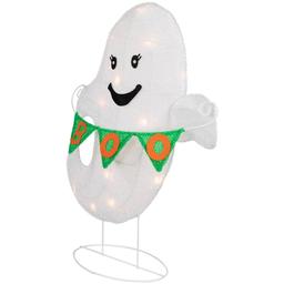 Northlight Seasonal 25in. LED Ghost With 'Boo' Banner Yard Decor