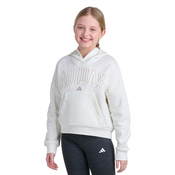Girls (7-16) adidas® Embroidered Logo Fleece Lined Hoodie