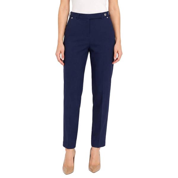 Womens Zac & Rachel Solid Texture Millenium Slim Leg Pants - image 