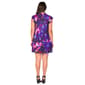 Womens 24/7 Comfort Apparel Multicolor Tiered Mini Dress - image 2