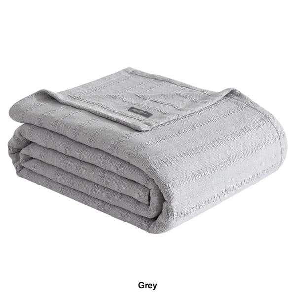 Eddie Bauer Variegated Weave Stripe Blanket