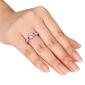 Gemstone Classics&#8482; 10kt. Rose Gold 3-Stone Ring - image 2
