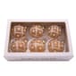 Kurt S. Adler 6pc. Champagne & Pearl Peach Glitter Ornaments Set - image 5