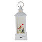 Northlight Seasonal Brushed Silver Christmas Cardinals Snow Globe - image 5