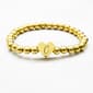 Pink Box 14kt. Gold Plated Heart Initial C Beaded Bracelets - image 1