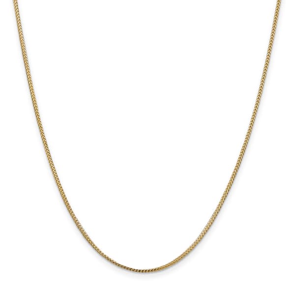 Unisex Gold Classics&#40;tm&#41; 1.0mm. 14kt. Solid Polished Franco Necklace - image 