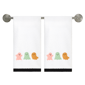Avanti Ghost Pastel Halloween 2pk. Embroidered Hand Towels - image 2
